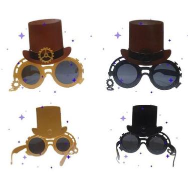 Imagem de Óculos Mascara Chapeleiro Maluco Steam Punk Infantil Festas - CM Prese