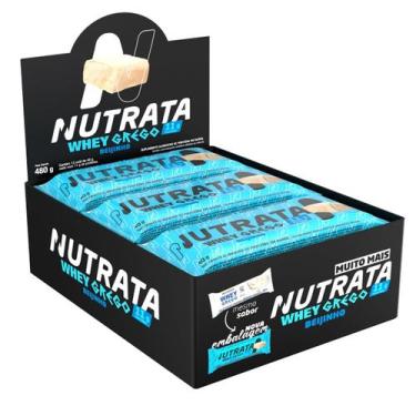 Imagem de Whey Grego Bar Beijinho - Nutrata Cx 12 Un., Beijinho