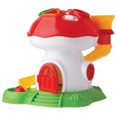 Imagem de Cogumelo Casinha Didática Brinquedo Educativo Peças Encaixe - Samba To