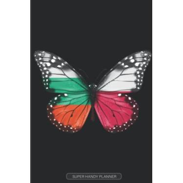 Imagem de Planner: BulgariaPoland Butterfly Combined Flag For Bulgarian Polish