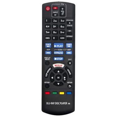 Imagem de Controle remoto de substituição N2QAYB001030 adequado para leitor de Blu-ray Disc Panasonic DMP-BDT280 DMP-BDT180 DMP-BDT167 DMP-BD84 N2QAYB000962 N2QAYB001031 N2QAYB001033 N2QAYB0001033 01029