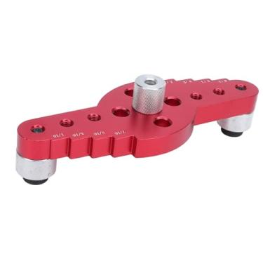 Imagem de Gabarito de Cavilha Autocentrante, Posicionador de Perfuração de Furo Reto Autocentrante, Guia de Perfuração de Marcenaria para Marcenaria, Ferramentas de Posicionamento de