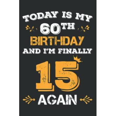 Imagem de 2024 Leap Year Birthday Nice 60 Years Old Leapling Design Funny: Wide Ruled Paper Notebook Journal with 6" x 9", 120 Pages | Pretty Wide Blank Lined ... for Home School College for Writing Notes.