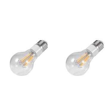 Imagem de 2 Unidades E27 12V 3W Branco Fresco LED Lâmpada de Filamento COB LED Lâmpada de Filamento Luz Não Regulável de 360 ​​graus Adequada para Hotel, Sala de Jantar