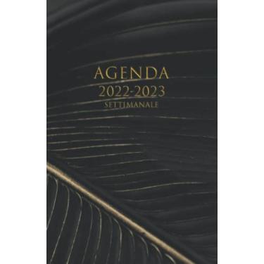 Imagem de Agenda 2022-2023 settimanale: Agenda settimanale A5, 12 mesi Da maggio 2022 a maggio 2023, Pianificatore, organizer mandala arancione