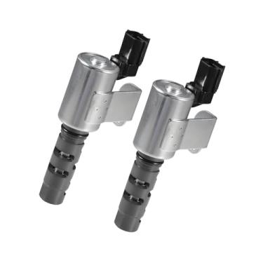 Imagem de Motoforti Solenoide VVT de sincronismo de válvula variável do motor, válvula de controle de óleo do eixo de cames do motor do carro nº 10921AA002 para Subaru Impreza WRX STi 2000-2007 Tom prateado, 2