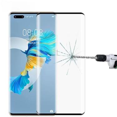 Imagem de HUANGYUNCHAO protetor de tela Para Huawei Mate 40 Pro 25 PCs 3D Edge curva Filme de vidro temperado em tela cheia Flim de tela