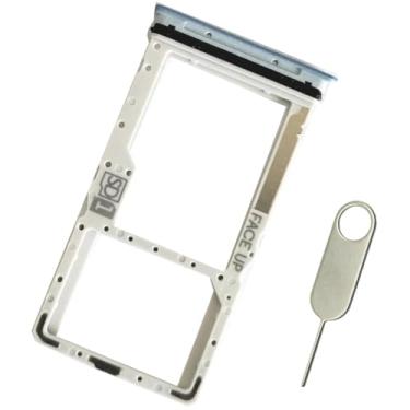 Imagem de PHONSUN Suporte para cartão SIM único G Play 2024 de substituição para Motorola Moto G Play 2024 XT2413 (azul)