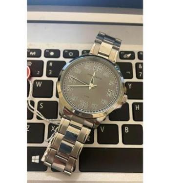 Imagem de relógio masculino mondaine novo pulseira de aço inoxidável prata social clássico urbano moda macho-Masculino