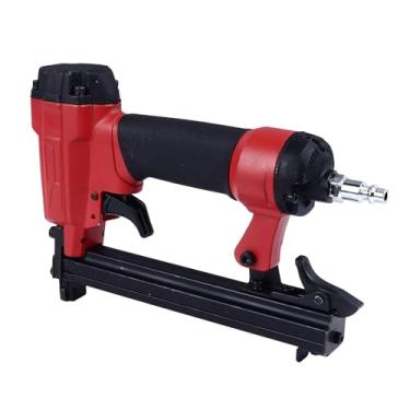 Imagem de Pregador Pneumático, Pistola de Pregos de Aço em Forma de U 1013 Pistola de Grampo Pneumática Grampeador de Estofamento para Projetos de Móveis, Engenharia e Reforma Casa