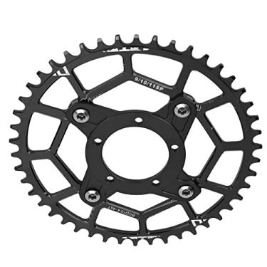 Imagem de 104BCD 46T ADAPTADOR DE PLACA DE DENTE PLACA DE DENTE Alumínio Base DE Conversão do Conjunto Compatível Com Mid Drive Motor Preto (Preto)