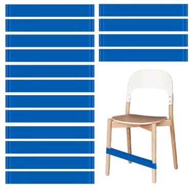 Imagem de XGBDL Pulseiras de cadeira para crianças com pés inquietos, pacote com 16, azul, material educacional para necessidades especiais, plástico, borracha