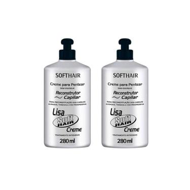 Imagem de Creme Pentear Soft Hair 280Ml Reconstrutor - Kit Com 2Un