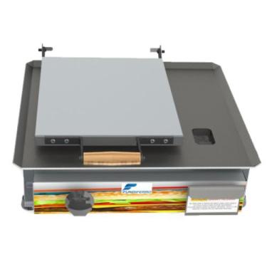 Imagem de Chapa a gás SANDUICHEIRA 40CM COM PRENSA - fundferro