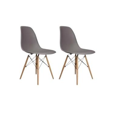 Imagem de Conjunto 2 Cadeiras Eames Eiffel Dkr Movescan Cinza