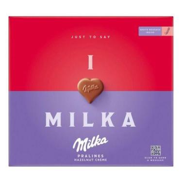 Imagem de Bombom Recheado I Love MILKA 100g