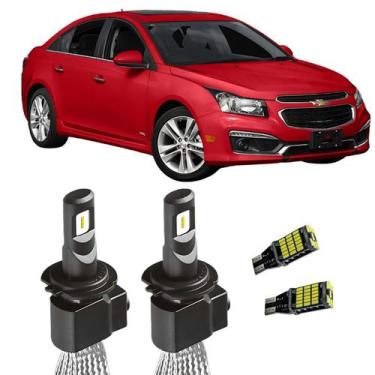 Imagem de Par de Lampada H4 Alto e Baixo Cruze 2011 A 2016 Pino T10 - Ray-X
