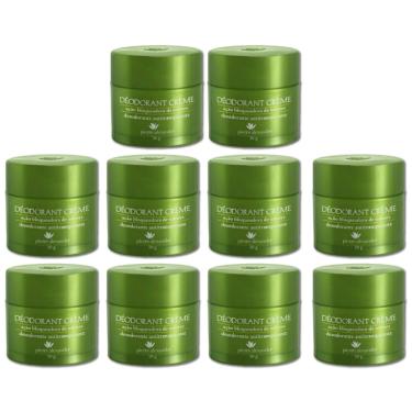 Imagem de Kit 10 Desodorante Em Creme Verde Bloqueador de Odores Pierre Alexander 50g