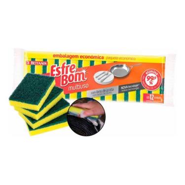 Imagem de Esponja Multiuso Esfrebom Bettanin Leve 12 Pague 10 Unidades - Betanin