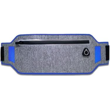 Imagem de Pochete Esportiva Corrida Celular Fitness Slim Impermeavel - MBFIT, Az