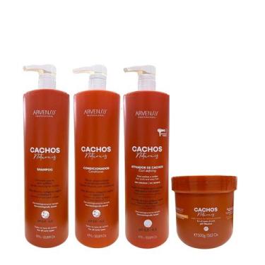Imagem de Kit Arvensis Professional Cachos Naturais - Shampoo 1L + Condicionador