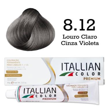 Imagem de Coloração Itallian Color 8.12 Louro Claro Cinza Violeta