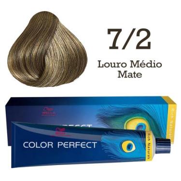 Imagem de Coloração Color Perfect 7/2 Louro Médio Mate  Wella - Wella Profession