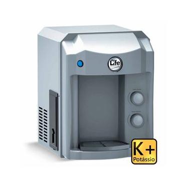 Imagem de Purificador de Água Top Life New Oxi He K+ Prata com Água Gelada - 398