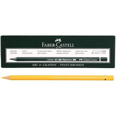 Imagem de Lápis de cor Faber Castel Polychromos, 109, amarelo cromado escuro, 6 unidades