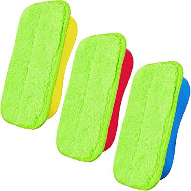 Imagem de Borracha de giz de microfibra lavável, apagável a seco, apagador de giz magnético reutilizável para giz, marcadores, sala de aula, casa e escritório (3)