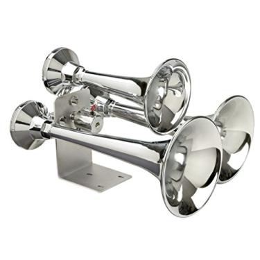 Imagem de Wolo (839) Chifre de caminhão expresso de bola de canhão - Operada manual com válvula de cordão