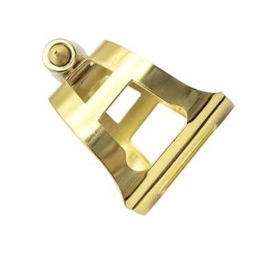 Imagem de Kokiya Alto Sax Ligature Clip Copper Fisherner Glamp for Sax Bocalpied Instrument Player Professional Player
