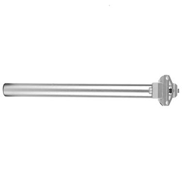 Imagem de Selim de liga de alumínio à prova de choque de 25,4 mm x 300 mm (prata)
