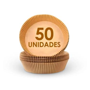 Imagem de Forma De Papel Antiaderente Para Airfryer – 50 Unidades