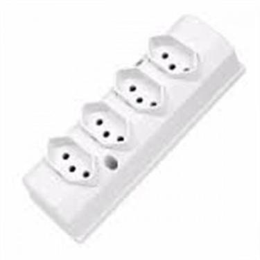 Imagem de Tomada Barra Perlex Tripla 2 Polos +Terra 20A Cinza  2120/2