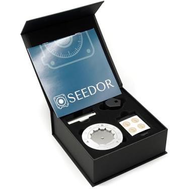 Imagem de SEEDOR SAFESafe Starter Kit Travel Edition – Carteira Bitcoin Steel, Seed Back-Up, Crypto Wallet, Recovery Phrase Offline Cold Storage, compatível com carteiras de hardware como Coldcard, Ledger