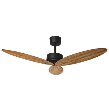 Imagem de Ventilador de Teto Borgonha Freijó Pás Preto Fosco 130W 127V Tron