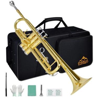 Imagem de Trompete EASTROCK Bb Standard com Estojo e Kit de Limpeza