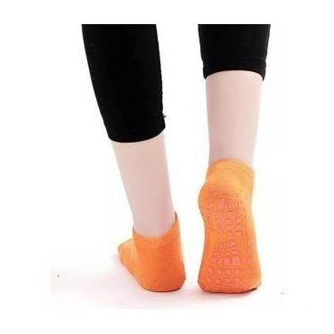 Imagem de 3 Par Meia Antiderrapante Hidroginástica Juvenil Adulto 33 38 e 38 44 