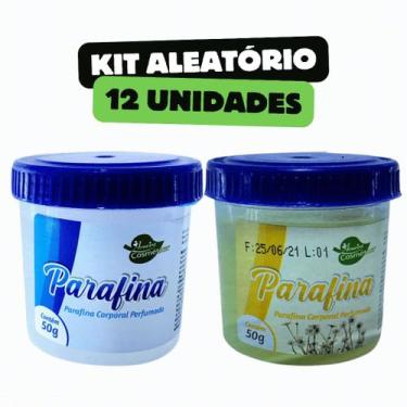 Imagem de Kit 12 Parafina Corporal Aroeira Tradicional ou Camomila 50g - Bronzea