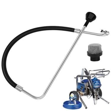 Imagem de Elyaspedy Novos Conjuntos De Linhas Refluxo 2025, Compatíveis Com Máquinas Pintura A Jato Tinta/Pulverização Sem Ar Graco 390, 395, 490, 495, 595 E Tongshan T300 500, Acessórios Para Pulverizadores