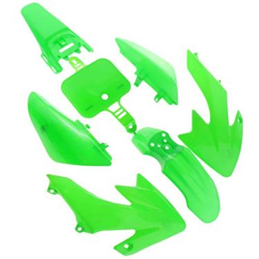 Imagem de Baosity Dirt Bike 50cc 70cc 110cc 1258cc Carenagens Corpo Plástico Kit Peças por CRF50 SSR SDG, Verde