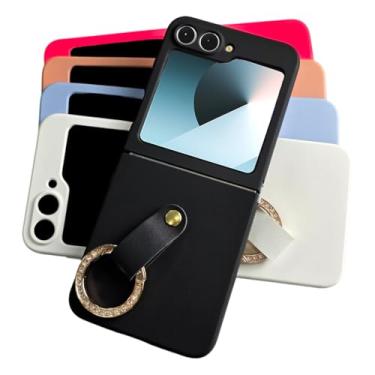 Imagem de Capa Capinha Case Compatível Sannsung Galaxy Z Flip 6 Com Anel Strass Suporte (ROXO DARK)