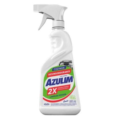 Imagem de Desengordurante Spray 500ml Azulim Limpeza Pesada, Unidade