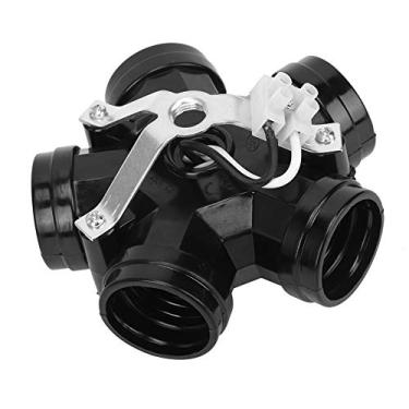 Imagem de Soquete de Luz Pendente de Plástico de 5 Lâmpadas Akozon E27, Base de Lâmpada DIY Com Design de 3 Pinos, 220V-250V - Pacote de 2 Com Embalagem Individual de Saco OPP