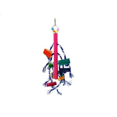 Imagem de Brinquedo Passaro Boneco Papagaio anti Stress Aves Periquito - WI MAST