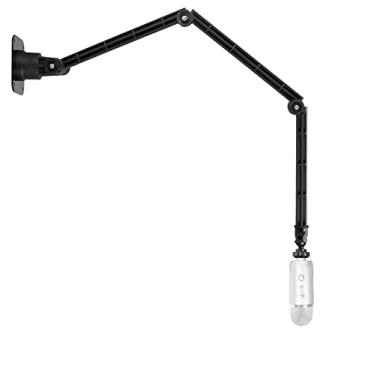 Imagem de Braçadeira de mesa de 360°, suporte de tripé com braço de tesoura e adaptador de cabeça esférica para Webcam C922x C922 C930e C930 C920 C615-preto da Logitech