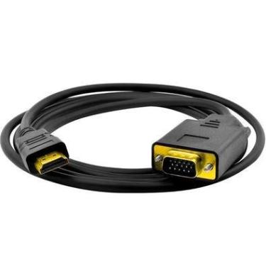 Imagem de Cabo Conversor HDMI Para Vga 1080p Macho Para Vga Macho