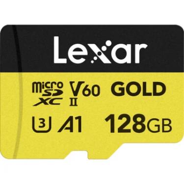 Imagem de Cartão Memória Lexar Micro Sd Xc 128GB 280mb/s Uhs-ii V60 Lmsgold128g-bnnng