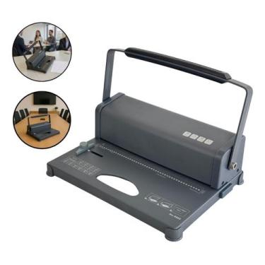 Imagem de Encadernadora Perfuradora Manual A4 Furo Redondo 12 Folhas - Importway